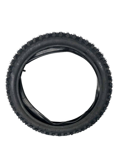 70/100-17 Dirt Bike Pit Bike Front Knobby Tyre and Inner Tube Off Road Replacement