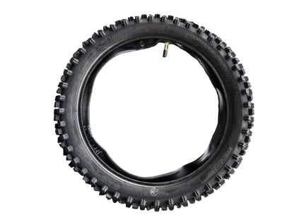 14"/12" Pit Bike Motocross Tyre Set (2.50-14 & 3.00-12) for PW80, CRF110, KX65