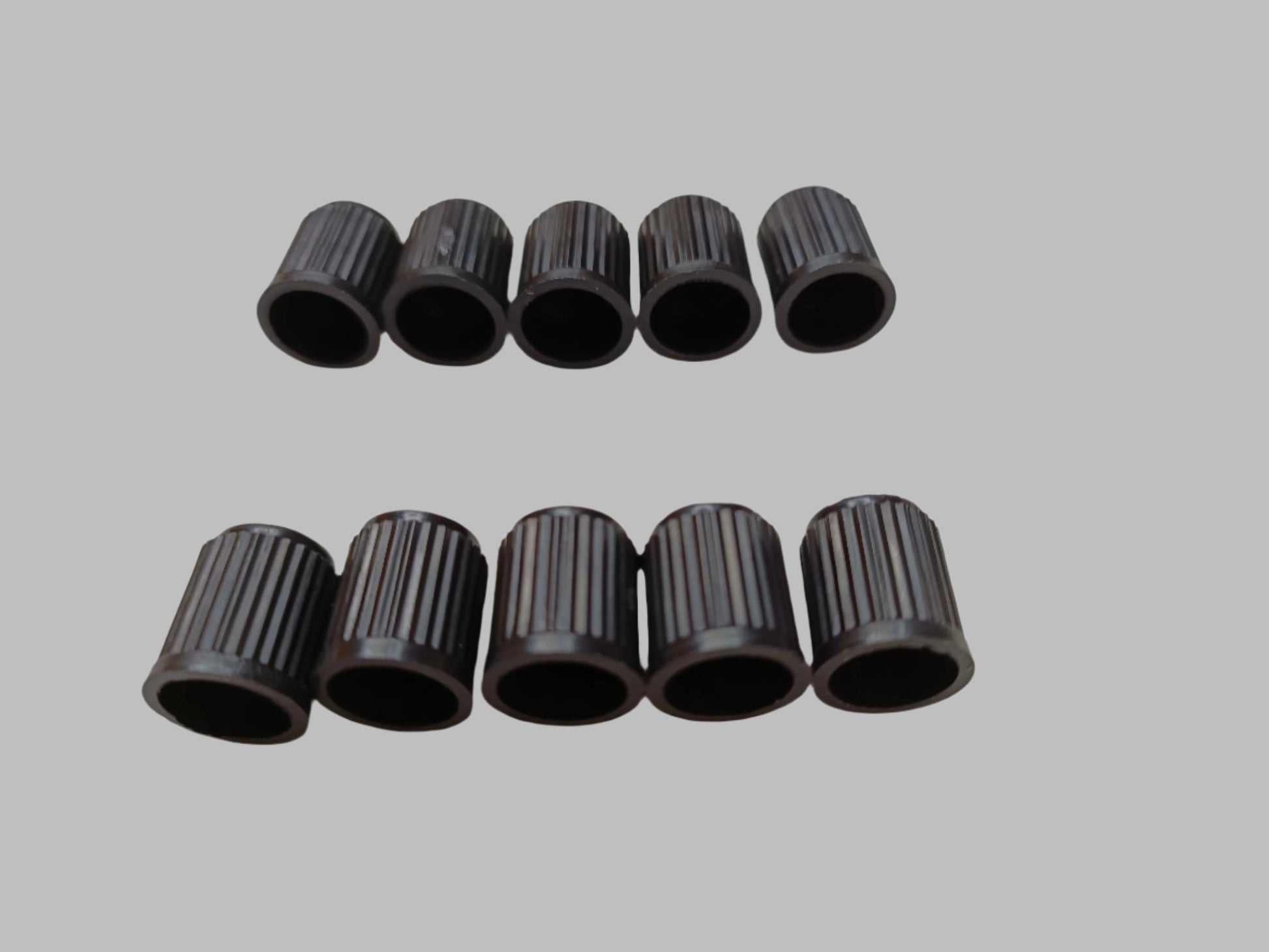 10 x Black Wheel Tyre Tire Valve Stems Cover Screw Air Caps Car Truck MotorBike - My Store