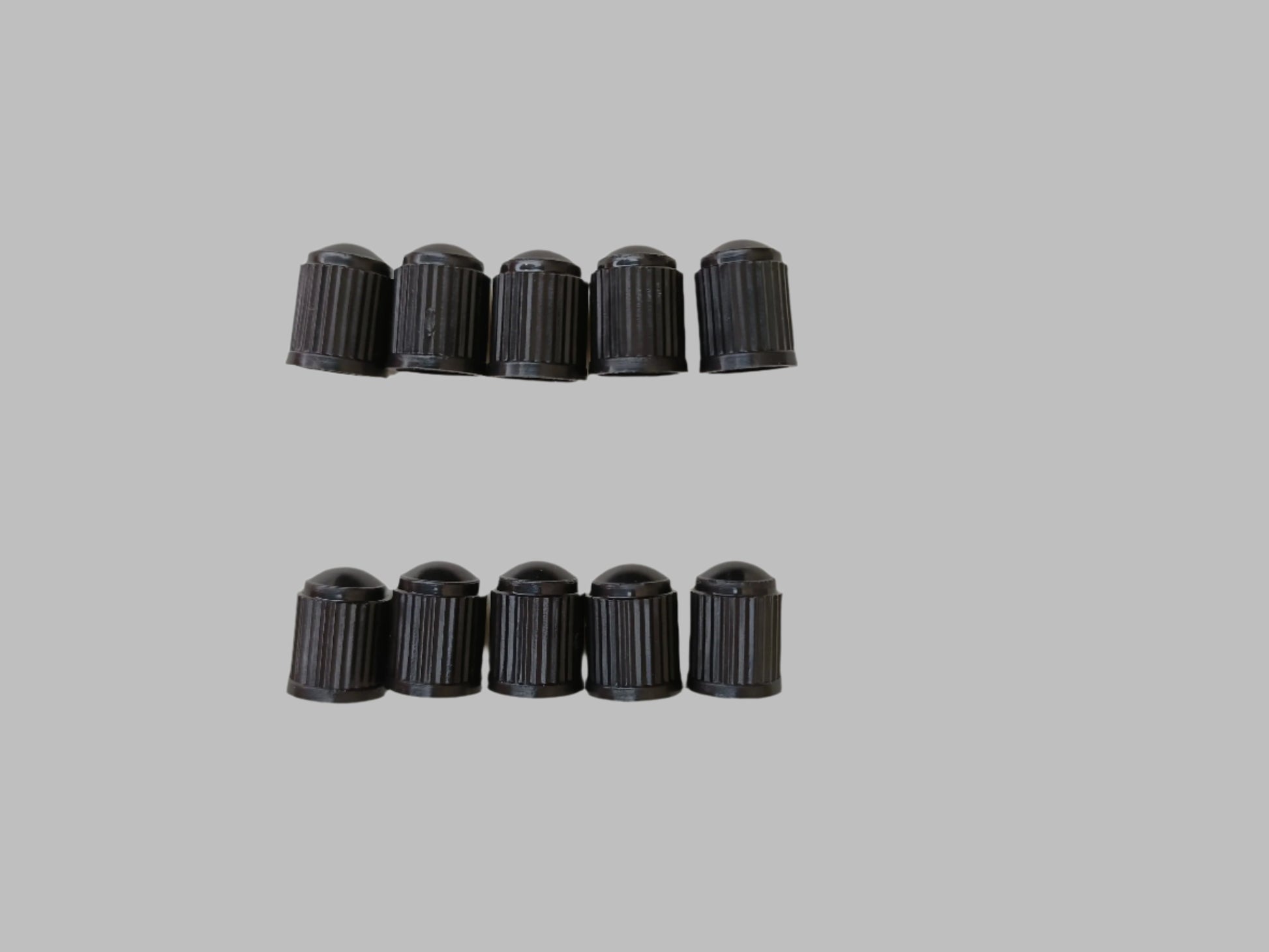 10 x Black Wheel Tyre Tire Valve Stems Cover Screw Air Caps Car Truck MotorBike - My Store