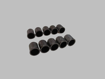 10 x Black Wheel Tyre Tire Valve Stems Cover Screw Air Caps Car Truck MotorBike - My Store