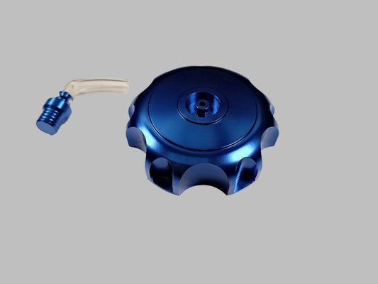 BLUE Alloy Gas Fuel Petrol Tank Cap + Breather 110cc 125cc PIT Trail Dirt Bike - My Store