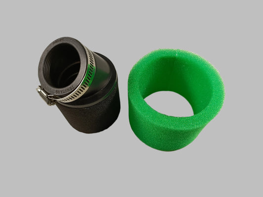 GREEN 45mm Bent Angled Foam Air Filter Pod PIT PRO Trai Quad Dirt Bike ATV Buggy - My Store