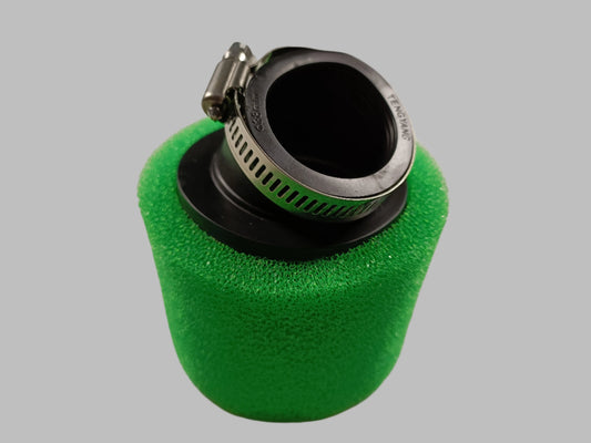 GREEN 37mm 38mm Bent Angled Foam Air Filter Pod PIT Quad Dirt Bike ATV Buggy - My Store