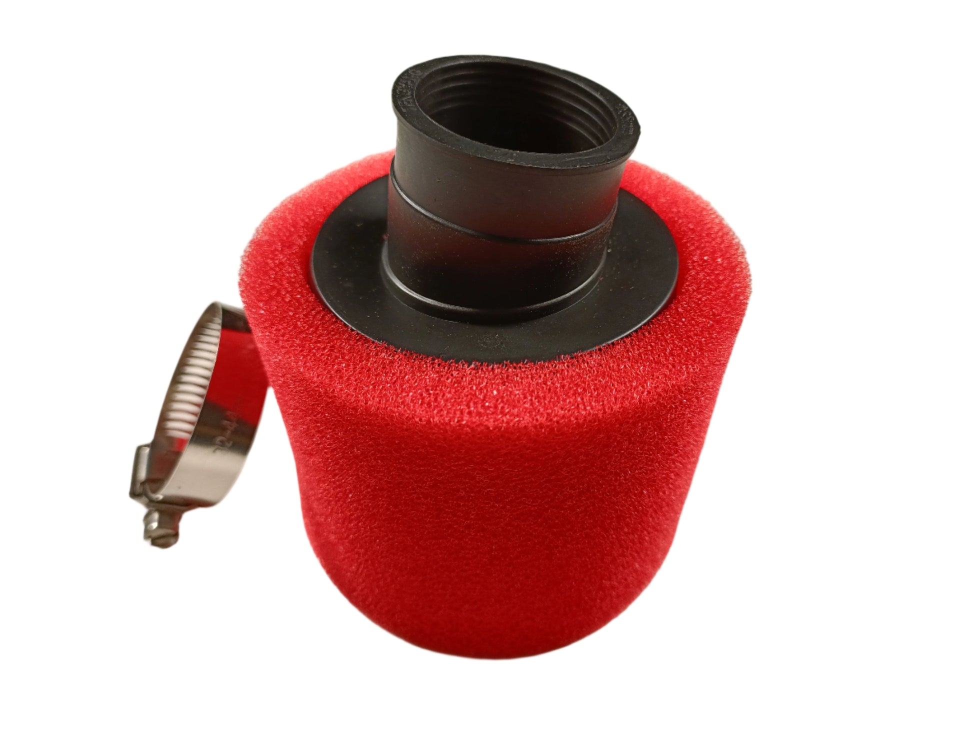 RED 35mm Angle Bent Foam Air Filter Pod Cleaner PIT Quad Dirt Bike ATV Buggy - My Store