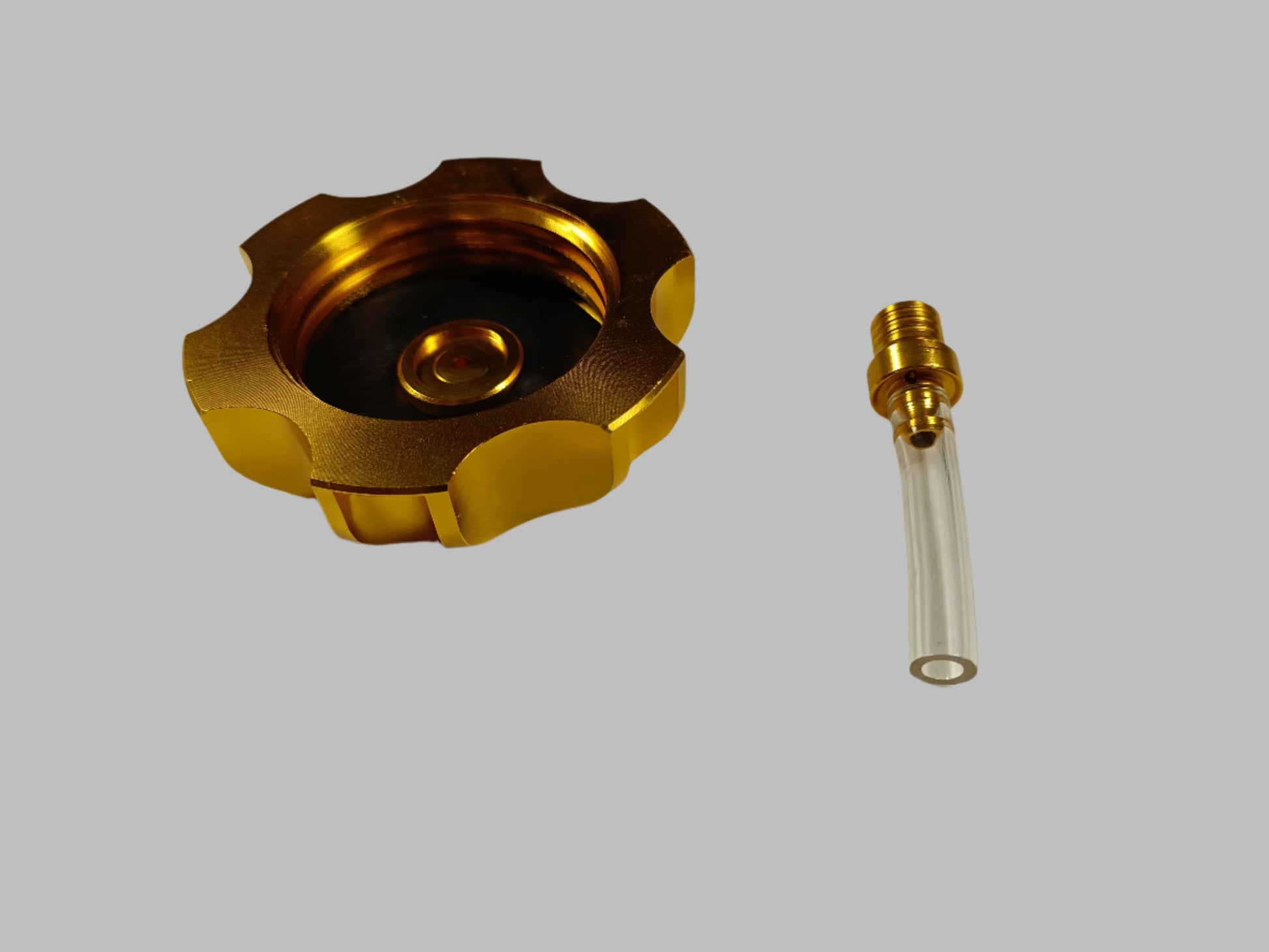 GOLD Alloy Gas Fuel Petrol Tank Cap + Breather 110cc 125cc PIT Trail Dirt Bike - My Store