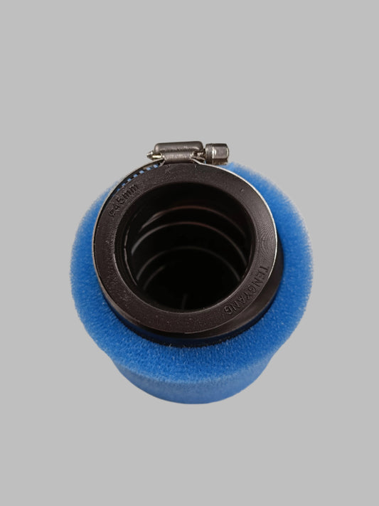 BLUE 45mm Bent Angled Foam Air Filter Pod PIT PRO Trail Quad Dirt Bike ATV Buggy - My Store