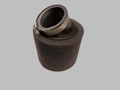 BLACK 48mm Bent Angled Foam Pod Air Filter PIT PRO Quad Dirt Bike ATV Dune Buggy - My Store