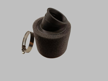 BLACK 48mm Bent Angled Foam Pod Air Filter PIT PRO Quad Dirt Bike ATV Dune Buggy - My Store