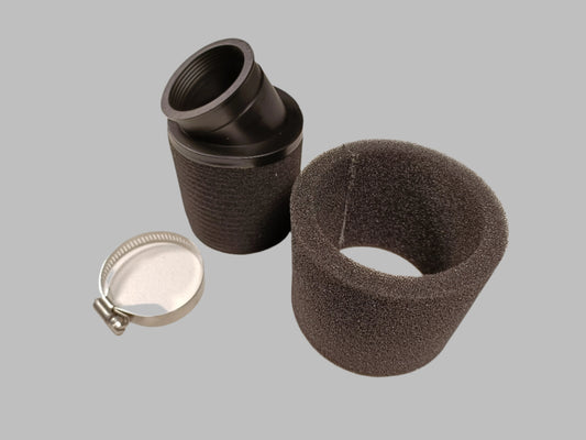 BLACK 48mm Bent Angled Foam Pod Air Filter PIT PRO Quad Dirt Bike ATV Dune Buggy - My Store