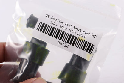 2X Ignition Coil Spark Plug Cap 110cc 125cc 150cc 250cc PIT Quad Dirt Bike ATV - My Store