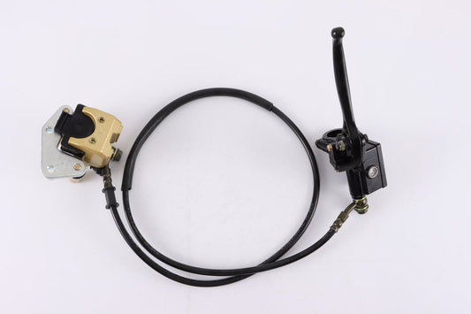 GOLD Hydraulic Front Disc Brake Caliper System Pads 110 125cc PIT PRO Dirt Bike - My Store