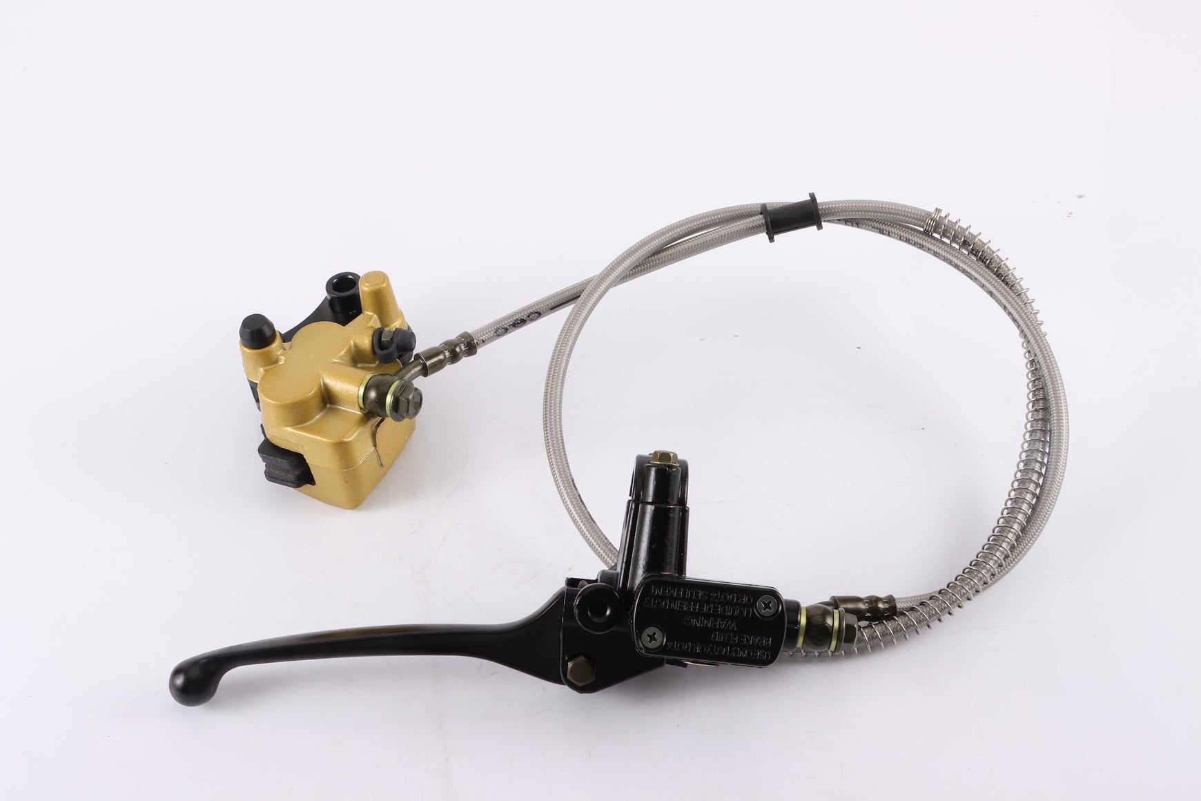 Hydraulic Front Disc Brake Caliper System Pads 90 110cc 125cc PIT PRO Dirt Bike - My Store