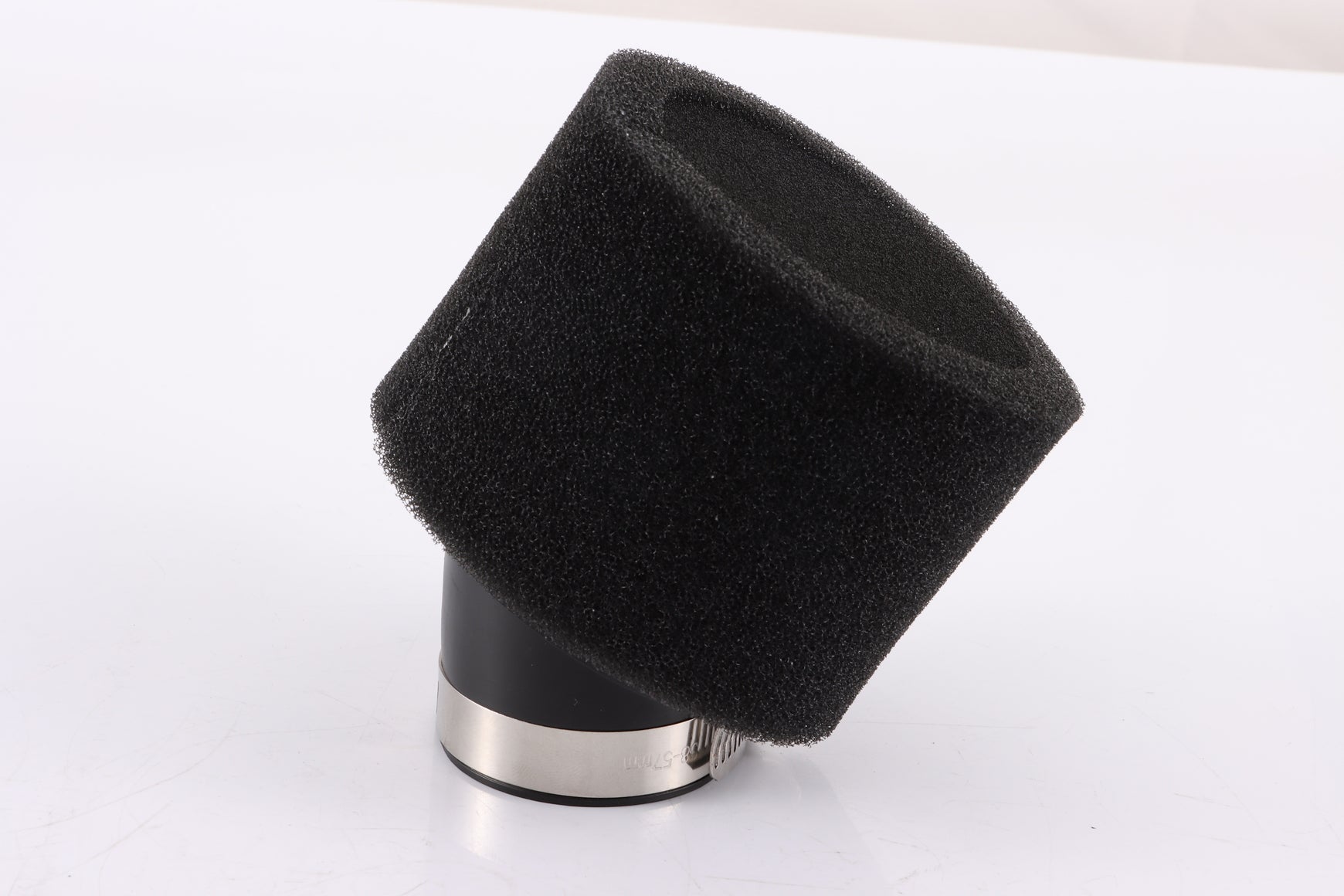 BLACK 42mm Bent Angled Foam Air Filter Pod PIT Quad Dirt Bike ATV Buggy - My Store