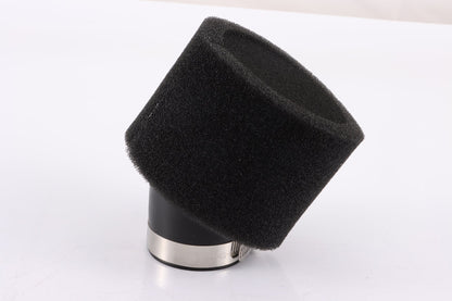 BLACK 42mm Bent Angled Foam Air Filter Pod PIT Quad Dirt Bike ATV Buggy - My Store