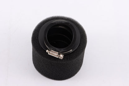 BLACK 42mm Bent Angled Foam Air Filter Pod PIT Quad Dirt Bike ATV Buggy - My Store
