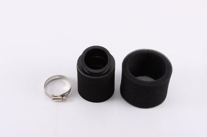 BLACK 42mm Bent Angled Foam Air Filter Pod PIT Quad Dirt Bike ATV Buggy - My Store