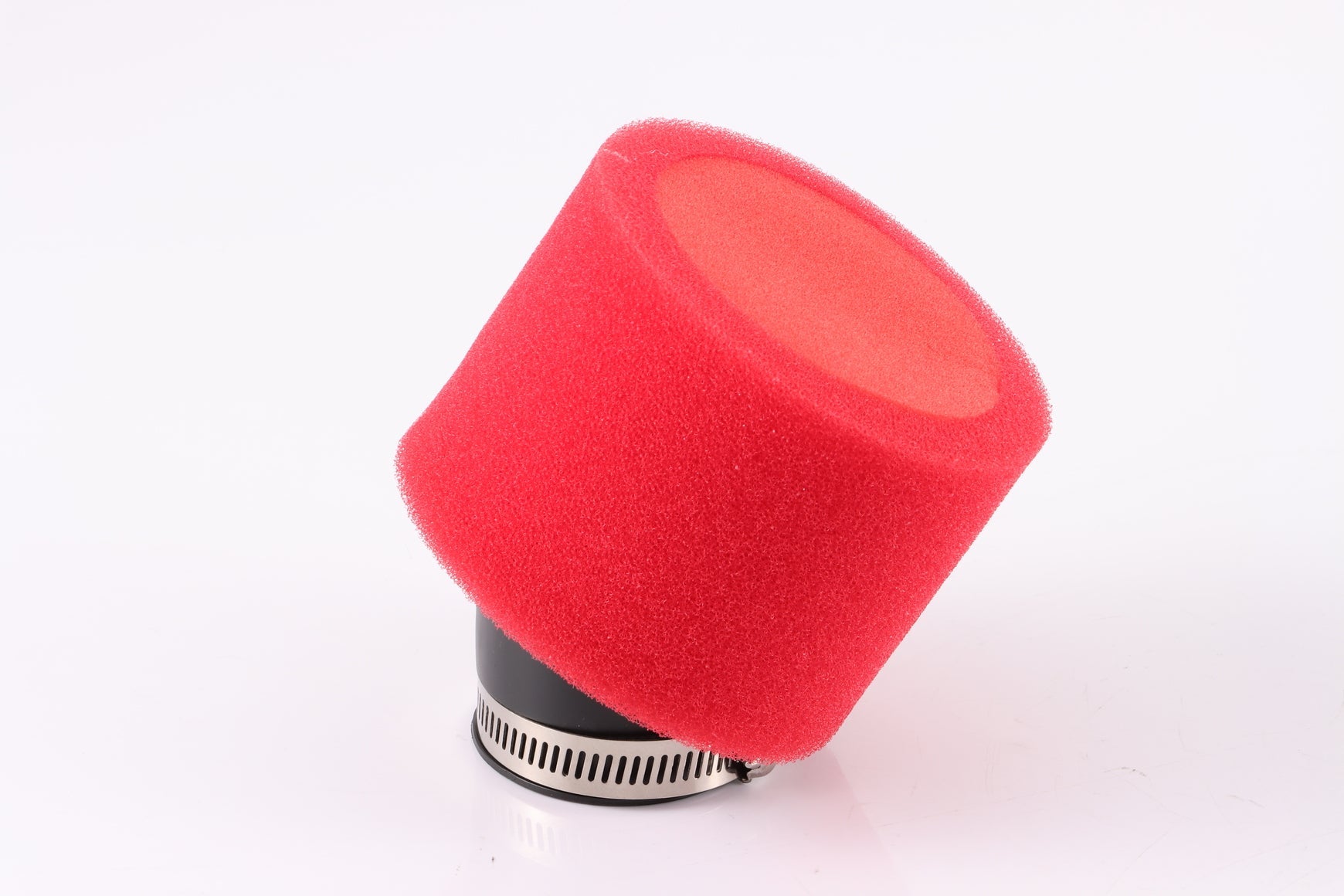 RED 42mm Bent Angled Foam Air Filter Pod 150cc PIT Quad Dirt Bike ATV Buggy - My Store