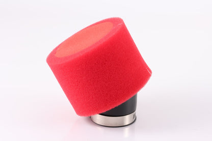 RED 42mm Bent Angled Foam Air Filter Pod 150cc PIT Quad Dirt Bike ATV Buggy - My Store