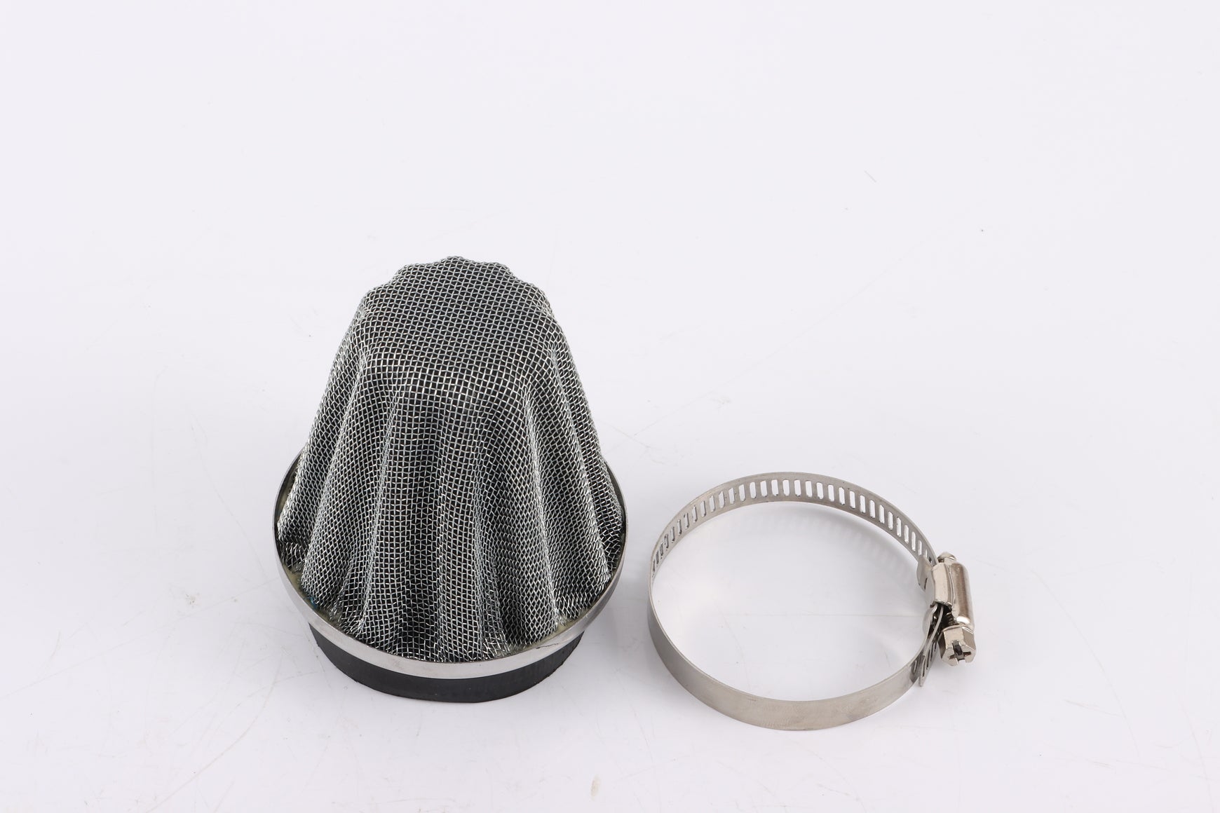 48mm Steel Chrome Pod Air Filter Cleaner PIT PRO Quad Dirt Bike ATV Dune Buggy - My Store