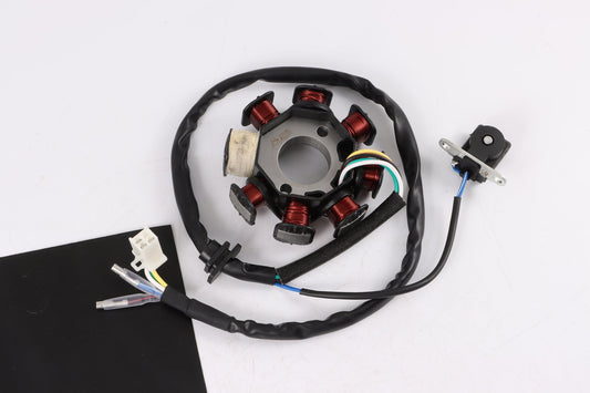 8 Coil Pole Magneto Flywheel Stator GY6 125cc 150cc PIT Quad Dirt Bike ATV Buggy - My Store