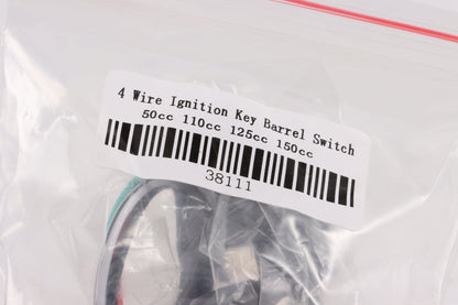 4 Wire Ignition Key Barrel Switch 50cc 110cc 125cc 150cc PIT Quad Dirt Bike ATV - My Store