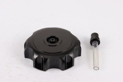 BLACK Alloy Gas Fuel Petrol Tank Cap + Breather 110cc 125cc PIT Trail Dirt Bike - My Store