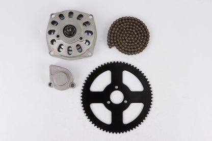 7T Clutch Drum Bell Housing +25H Chain +Sprocket 49cc Pocket Quad Dirt Bike ATV - My Store