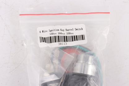 6 Wire Ignition Key Barrel Switch 150cc 200cc 250cc PIT Quad Dirt Bike ATV Buggy - My Store
