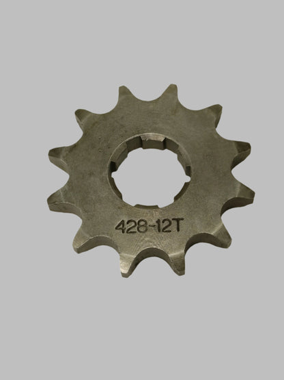 12 Teeth 20mm 428 Chain Front Sprocket Cog PIT TRAIL QUAD DIRT BIKE ATV BUGGY - My Store