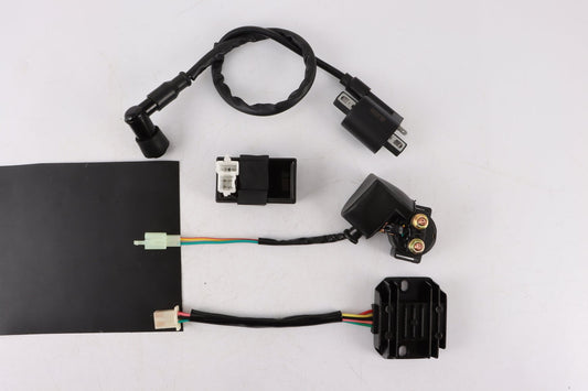 Coil + CDI UNIT + Regulator + Solenoid 150cc 250cc PIT Quad Dirt Bike ATV Buggy - My Store