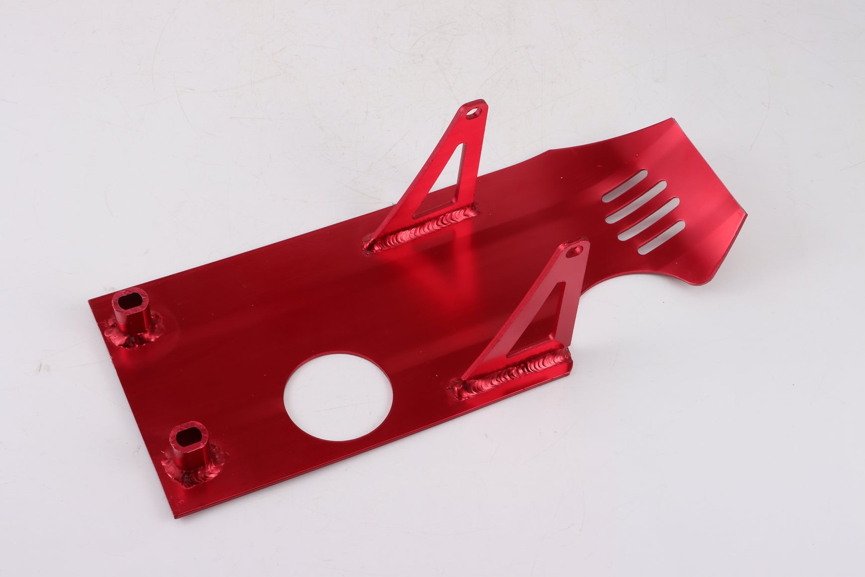 Red  Engine Alloy Bash Plate Guard 70cc 110cc 125cc 140cc 150cc PIT PRO TRAIL DIRT BIKE - My Store