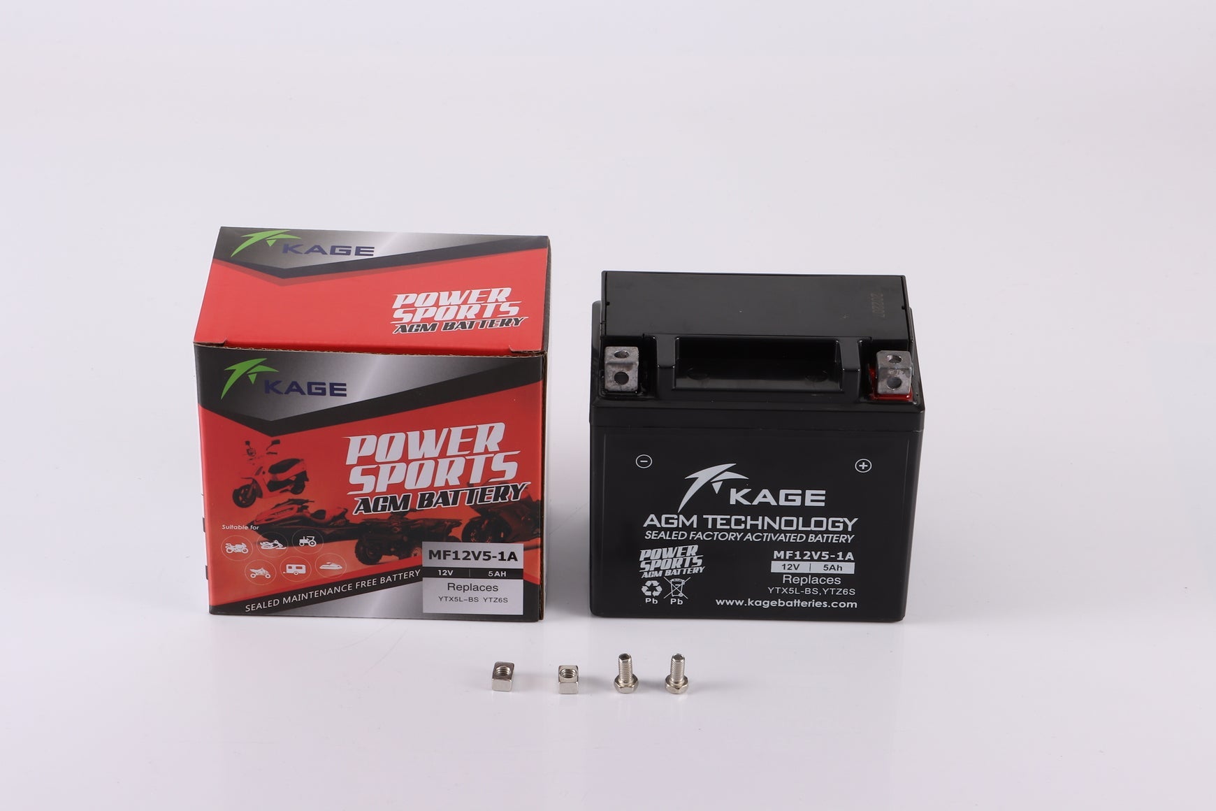 YT5L-BS 12V 5AH Battery 110cc 125cc PIT PRO TRAIL DIRT QUAD BIKE ATV BUGGY - My Store