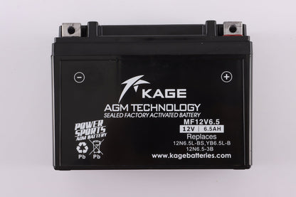 12N6.5-BS 12V 6.5AH Battery PIT PRO DIRT QUAD BIKE ATV BUGGY SCOOTER MOTORCYCLE - My Store
