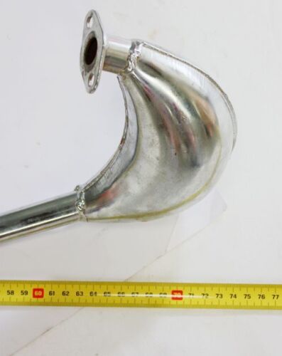 Twin Exhaust Pipe + Muffler 47cc 49cc Mini PIT Pocket Chopper Quad Dirt Bike ATV - My Store
